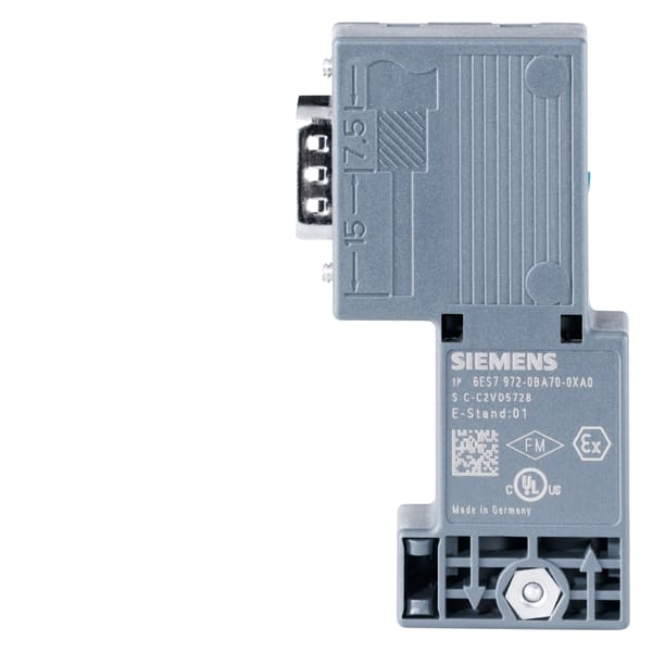 SIEMENS SIE6ES79720BA700XA0 PB CONNECTOR, 90 DEGREE, W/O PG SOCKET