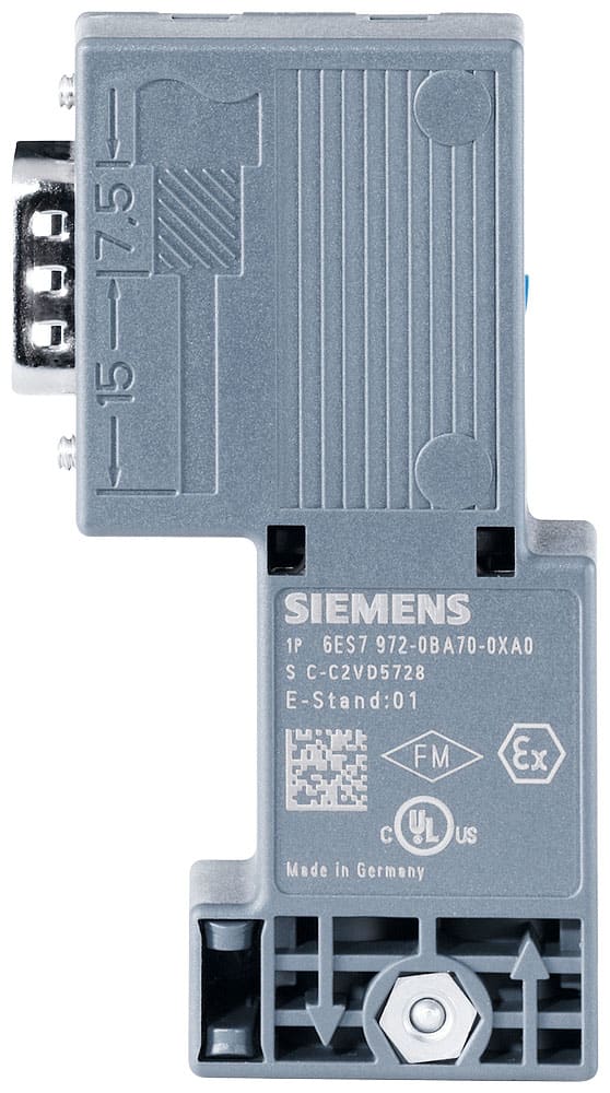 SIEMENS - SIE6ES79720BA700XA0 PB CONNECTOR, 90 DEGREE, W/O PG SOCKET