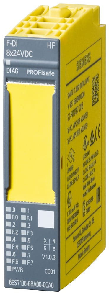 SIEMENS - SIE6ES71366BA000CA0 ET 200SP, EL-MOD, F-DI 8X24VDC HF