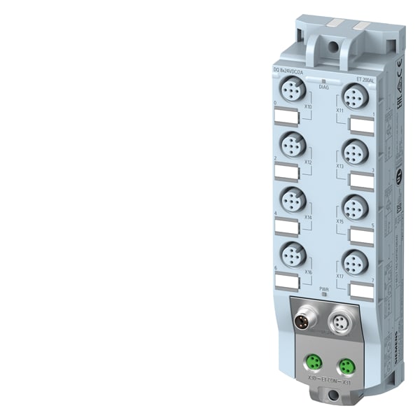 SIEMENS SIE6ES71425AF000BA0 ET 200AL, DQ 8X24VDC/2A, 8XM12