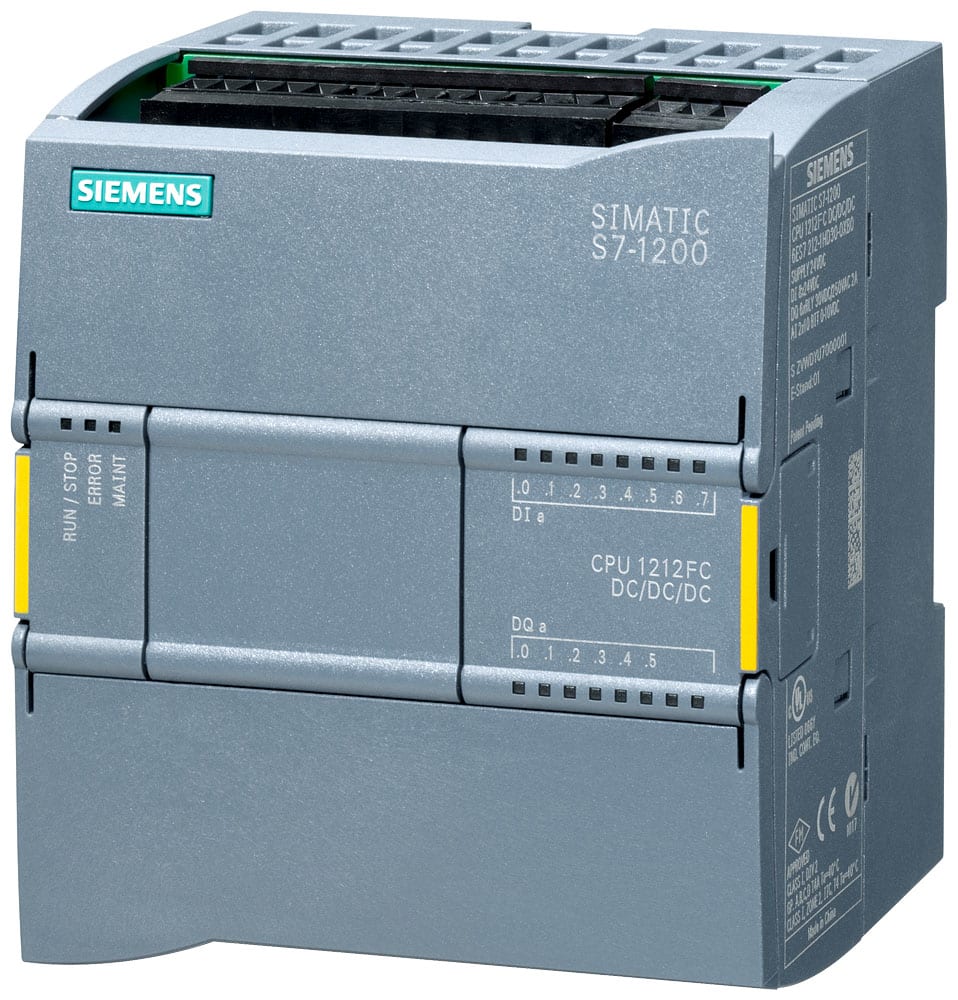 SIEMENS - SIE6ES72121AF400XB0 CPU 1212FC ,DC/DC/DC, 8DI/6DO/2AI