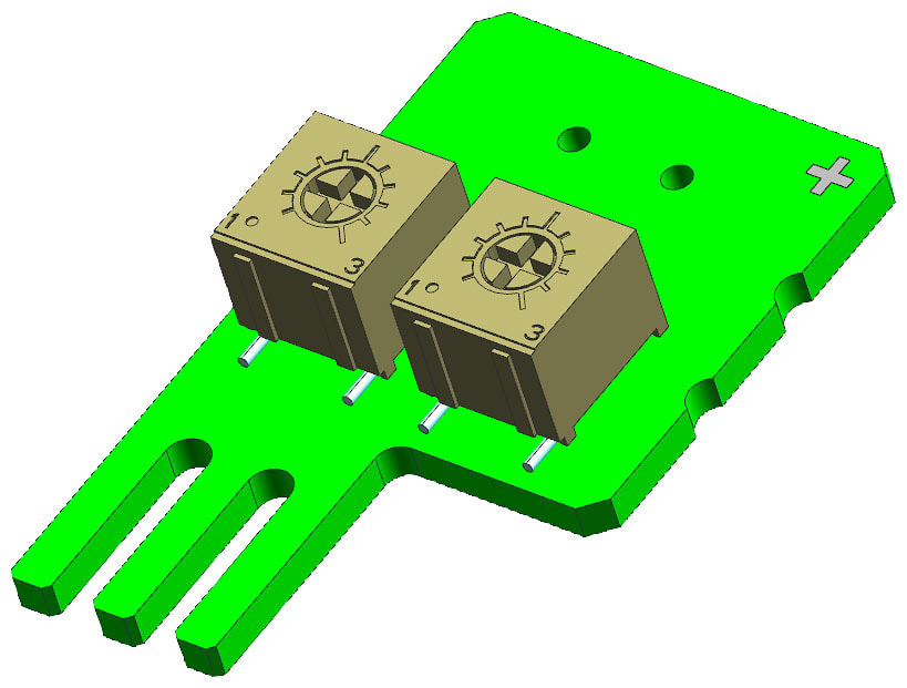 SIEMENS SIE6ES72741XA300XA0 S7-1200 POTENTIOMETER MODULE,2 POT INPUT