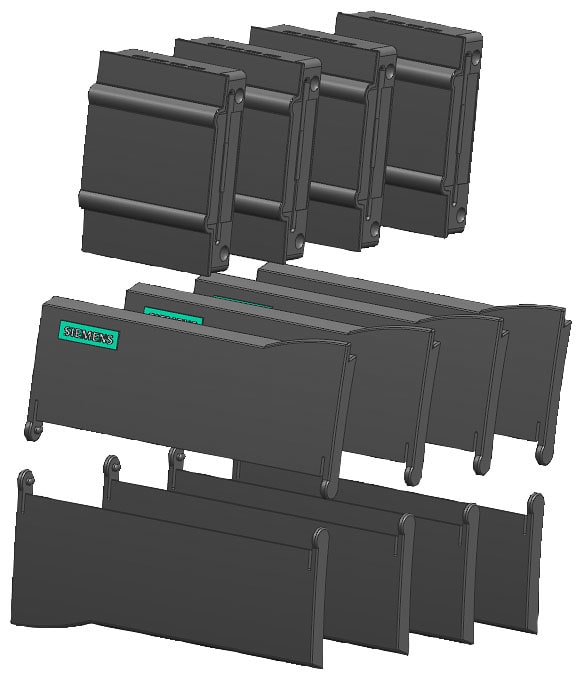 SIEMENS SIE6ES72911AA300XA0 DOOR KIT CPU 1211/1212 (4/PACK)