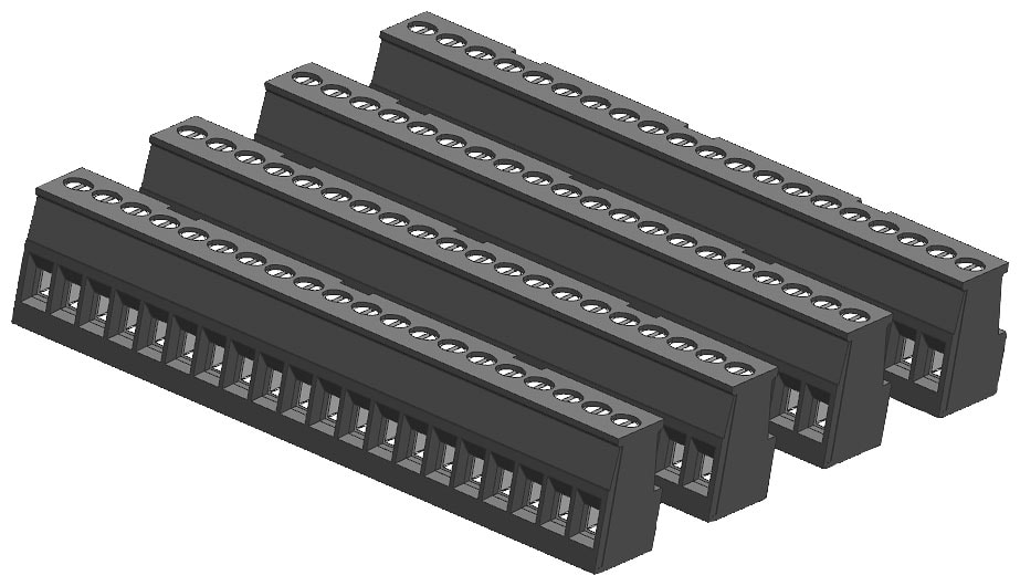 SIEMENS - SIE6ES72921AV300XA0 CONNECTOR BLOCK, 20 TERMINAL, TIN (4/PK)