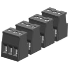 SIEMENS - SIE6ES72921BC300XA0 CONNECTOR BLOCK, 3 TERMINAL, GOLD (4/PK)