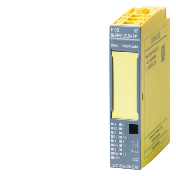 SIEMENS SIE6ES71366DC000CA0 ET 200SP, F-DQ 8X 24VDC/05A PP