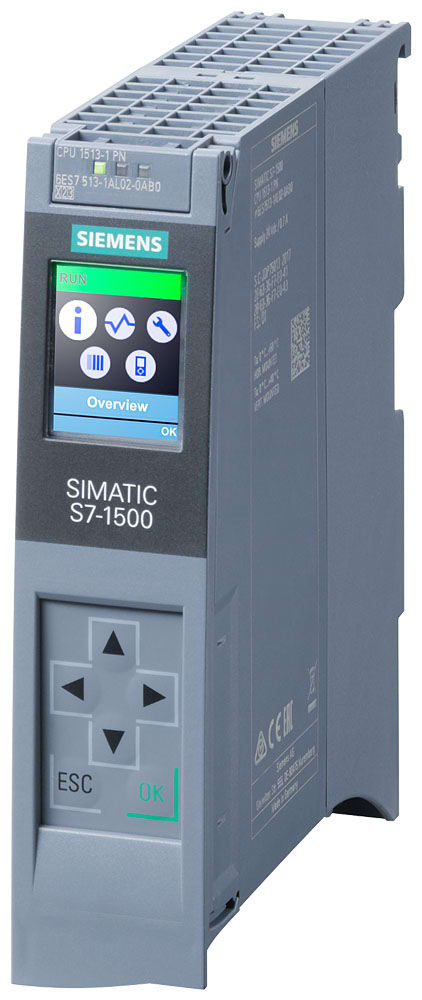 SIEMENS SIE6ES75131AL020AB0 CPU 1513-1 PN, 300KB PROG., 1,5MB DATI