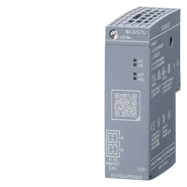 SIEMENS SIE6ES71936AP000AA0 ET 200SP, BUSADAPTER BA 2XSCRJ