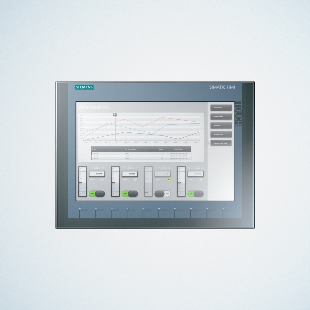 SIEMENS SIE6AG11232MA032AX0 SIPLUS HMI KTP1200 BASIC DP