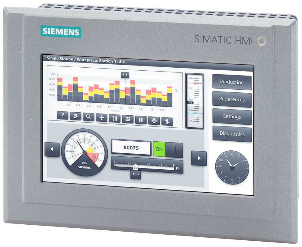 SIEMENS - SIE6AV21240GC130AX0 SIMATIC HMI TP700 COMFORT OUTDOOR