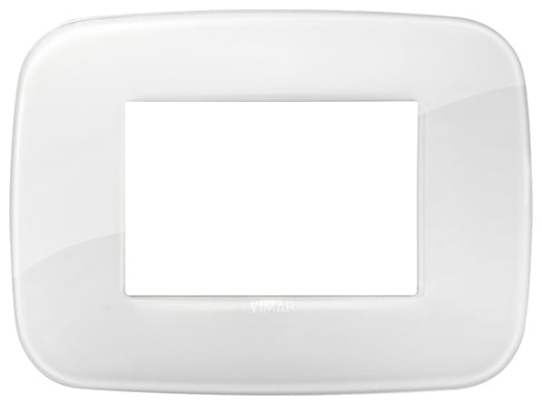 VIMAR S.P.A. - VIW19683.B66 PLACCA ROUND 3M REFLEX GHIACCIO TOT.LOOK