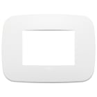 VIMAR SPA - VIW19683.B26 PLACCA ROUND 3M POLAR MATT TOTAL LOOK