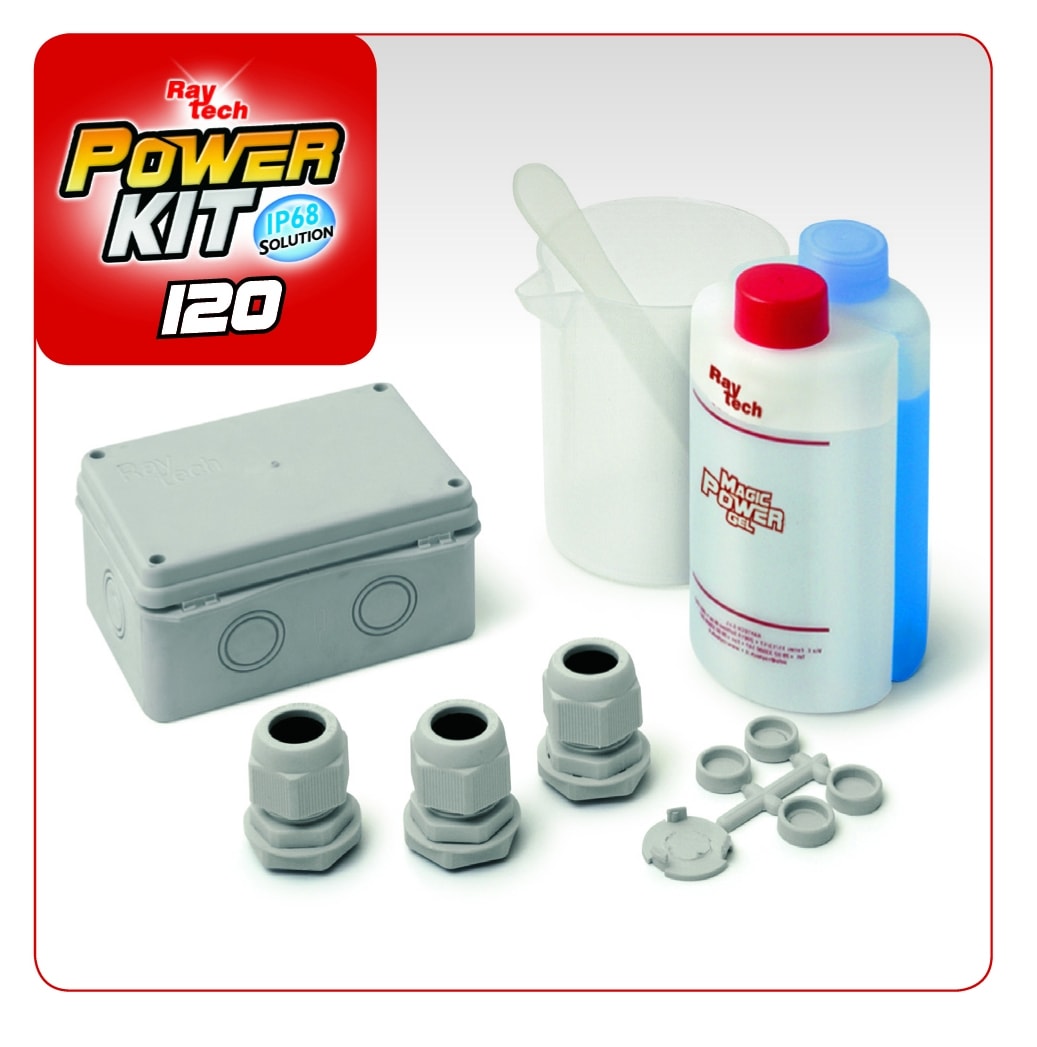 RAYTECH SRL RYTPOWER-120 POWER KIT 120 CASSETTA IP68 GEL