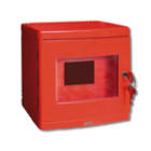 AVE - AVEQ5508ER CENTR. ROSSO IP55 VETRO FRANGIB. 8M