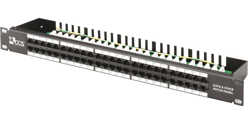 QUBIX S.R.L. NETWORK - QBX2002029 PATCH PANEL CCS TELEFONICO 50RJ45 IDC110