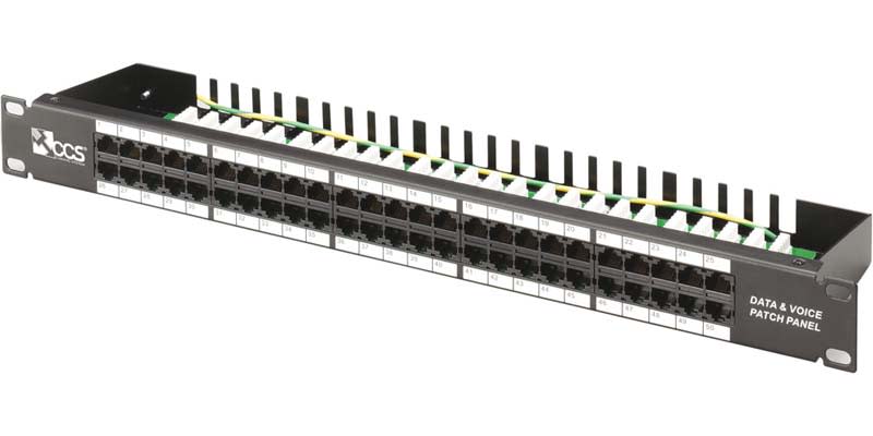 QUBIX S.R.L. NETWORK - QBX2002029 PATCH PANEL CCS TELEFONICO 50RJ45 IDC110