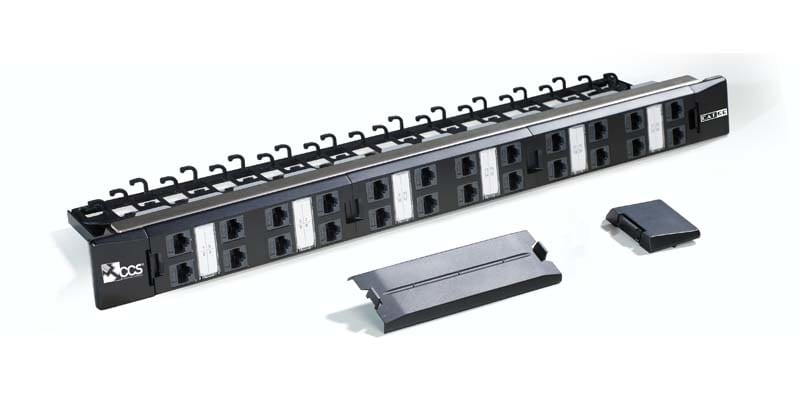 QUBIX S.R.L. NETWORK - QBX2002036 PATCHPANEL CCS EASYCRIMP C5E 24RJ45 STP