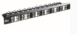 QUBIX S.R.L. NETWORK - QBX2002043 PATCHPANEL CCS EASYCRIMP C6A 24RJ45 STP