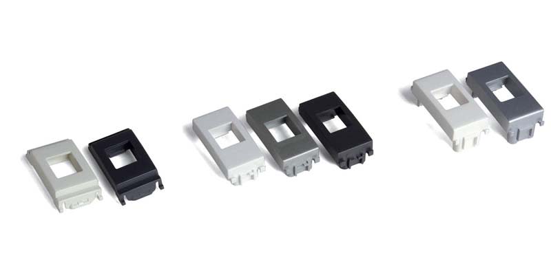 QUBIX S.R.L. NETWORK - QBX2004076 ADATTATORE CCS VIMAR EIKON GRIGIO
