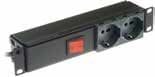 QUBIX S.R.L. NETWORK - QBX2010070 CANALINA 2 PRESE + INT.LUM. 10 1U NE