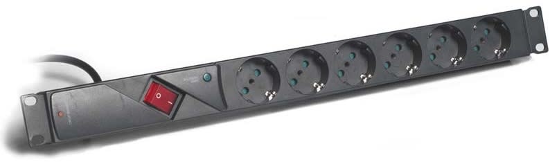 QUBIX S.R.L. NETWORK - QBX2011014 BARRA ALIM. 19 1HE 6P INT. LUMINOSO NE