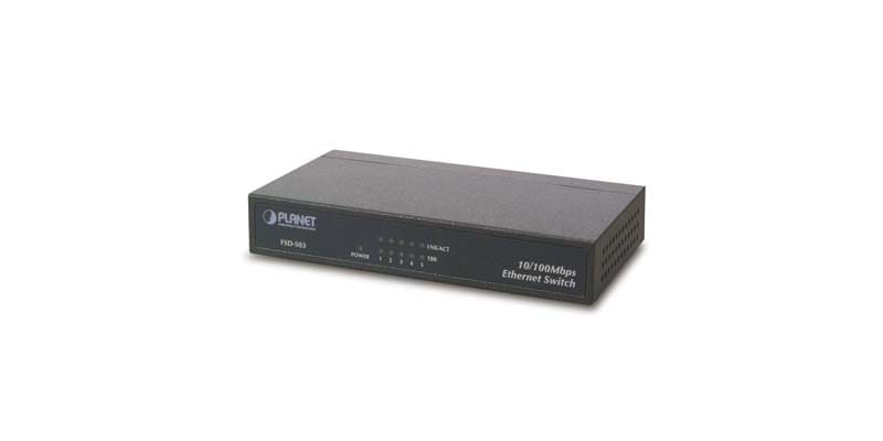 QUBIX SPA QBX2032001 FSD-503 5P 10/100MBPS UNM SW