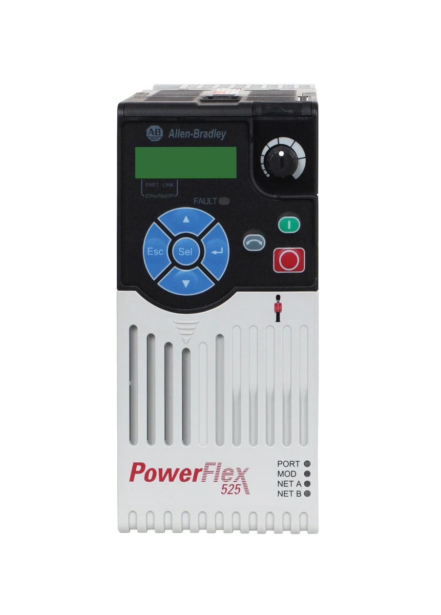 ROCKWELL AUTOMATION - RCK25B-A2P5N114 PF 525, 240V, 1PH, 0.5HP, IP20, EMC