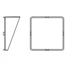 REGGIANI SPA ILLU - REG0.22110.0012 ANTIABBAGLIANTE SPLYT 150 ALLUMINIO