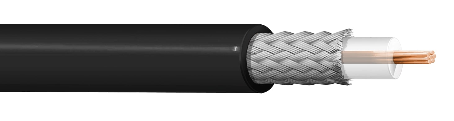 ITC INDUSTRIA TECNIC - ITCRG174NEB500 RG MIL M - 17/119 RG 174 NERO BOB.500 EC