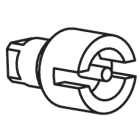 DKC-RAMBLOCK - RMBRPCE240 CHIAVE PLASTICA PER INSERTO D/PETTINE 3M