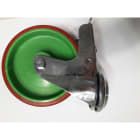 FACAL SRL - FAFRU-013 RUOTA VERDE D.125X35 C/FRENO - RAL 6018