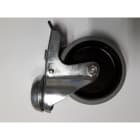 FACAL SRL - FAFRU-027 RUOTA GOMMATA D.100 GIREV. C/FRENO - (ES