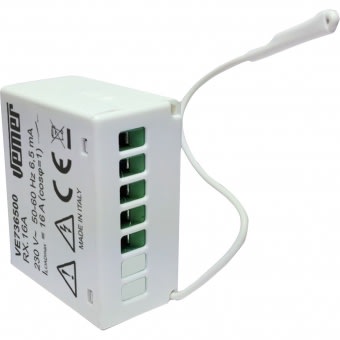 VEMER-SIBER GROUP S. - VEMVE736500 RX.16A ATTUATORE REMOTO RF 1 RELE 16A