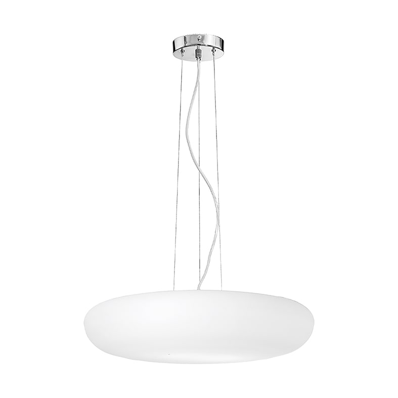 ROSSINI RSSS.10470 SOSPENSIONE IN VETRO BIANCO SATINATO E27