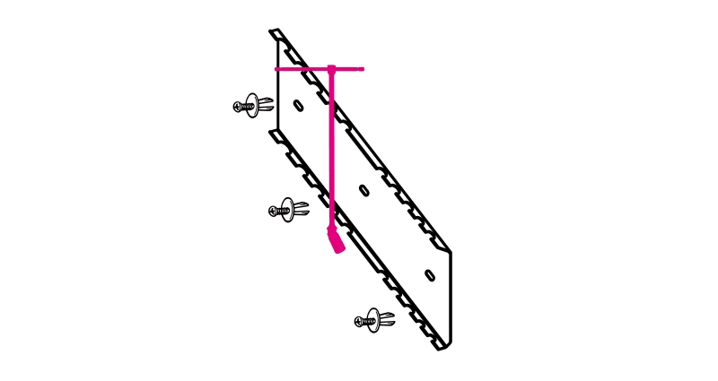 BM S.P.A. - BMM088880423 SUPPORTI CHIAVI A T SNOD.10 POS. S952/10