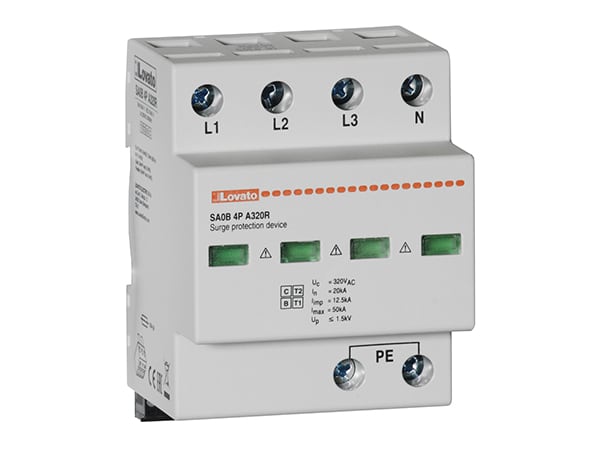 LOVATO LOVSA0B4PA320R SCARICATORE DI SOVRAT. TIPO 1-2 4P
