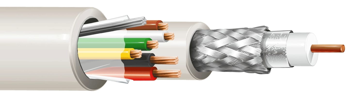 ITC INDUSTRIA TECNIC - ITCSA342BAM100 SAT CCS36+4X0,22+2X0,50 CW BIANCO M.100