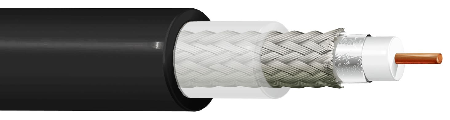 ITC INDUSTRIA TECNIC - ITCSA30DPNM100 SAT 300 DOPPIA GUAINA PE NERO MAT.100 Fc