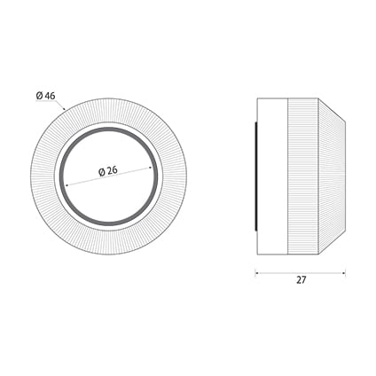 PERFORMANCE IN LIGHT PRI91-00151 209 RING 26 MM NEW DIA46MM