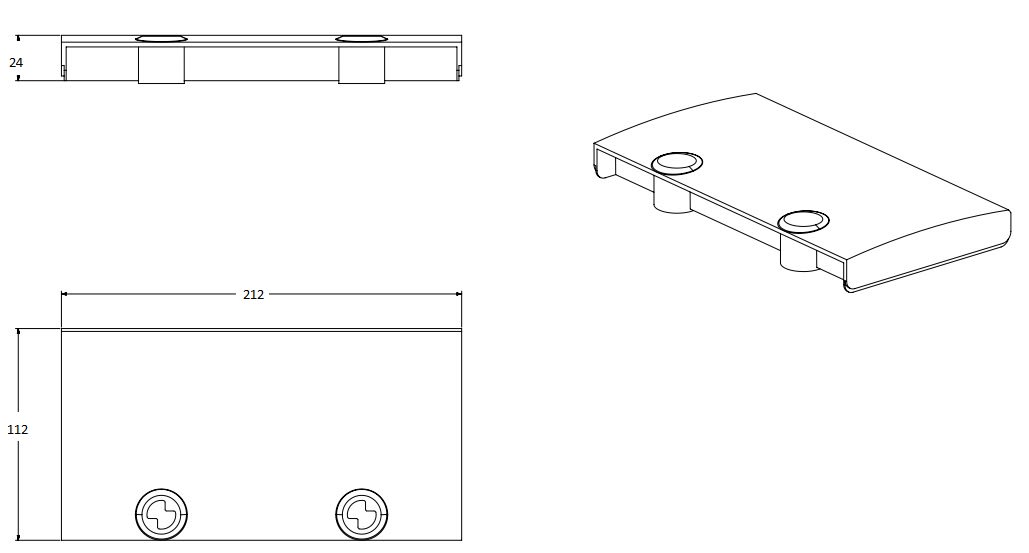 SCAME PARRE S.P.A. - SCA654.0190 KIT MOSTRINA TRASPARENTE 212 ADVANCE 2
