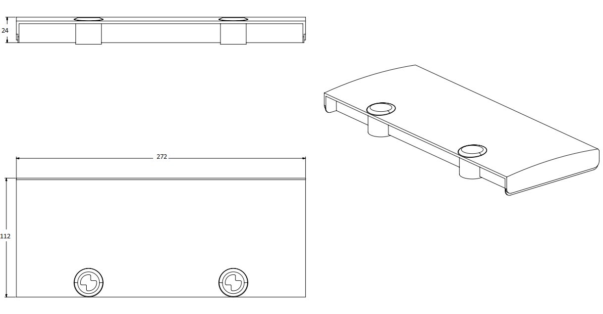 SCAME PARRE S.P.A. - SCA654.0191 KIT MOSTRINA TRASPARENTE 272 ADVANCE 2
