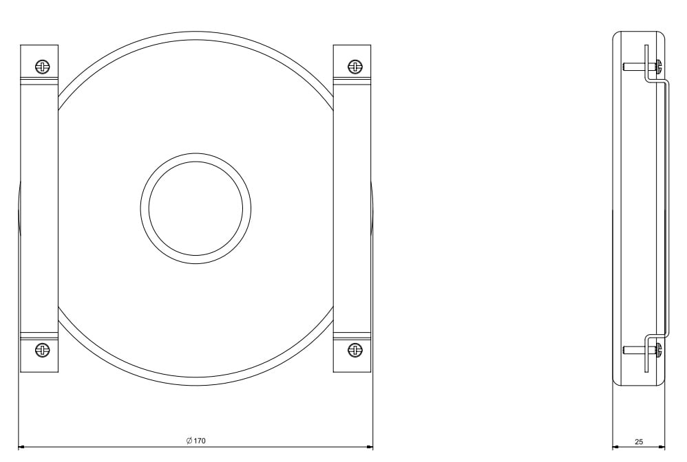 SCAME PARRE SPA SCA654.0205 TRASFORM.TOROIDALE 150VA BLOCK