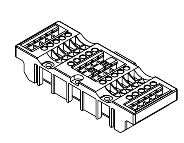 SCAME PARRE SPA SCA942.0200121 MOLTIPLICATORE HAN DAV 2X10POS