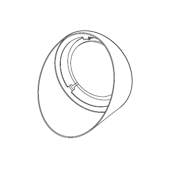 SIDE S.P.A. - SDE3079-1 SCHERMO ASIM.+VETRO PRISM.BEND XS BR