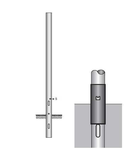 SEM - SEM3450/M PALO CILINDRICO D 102X4500X3 MM. + MAN.
