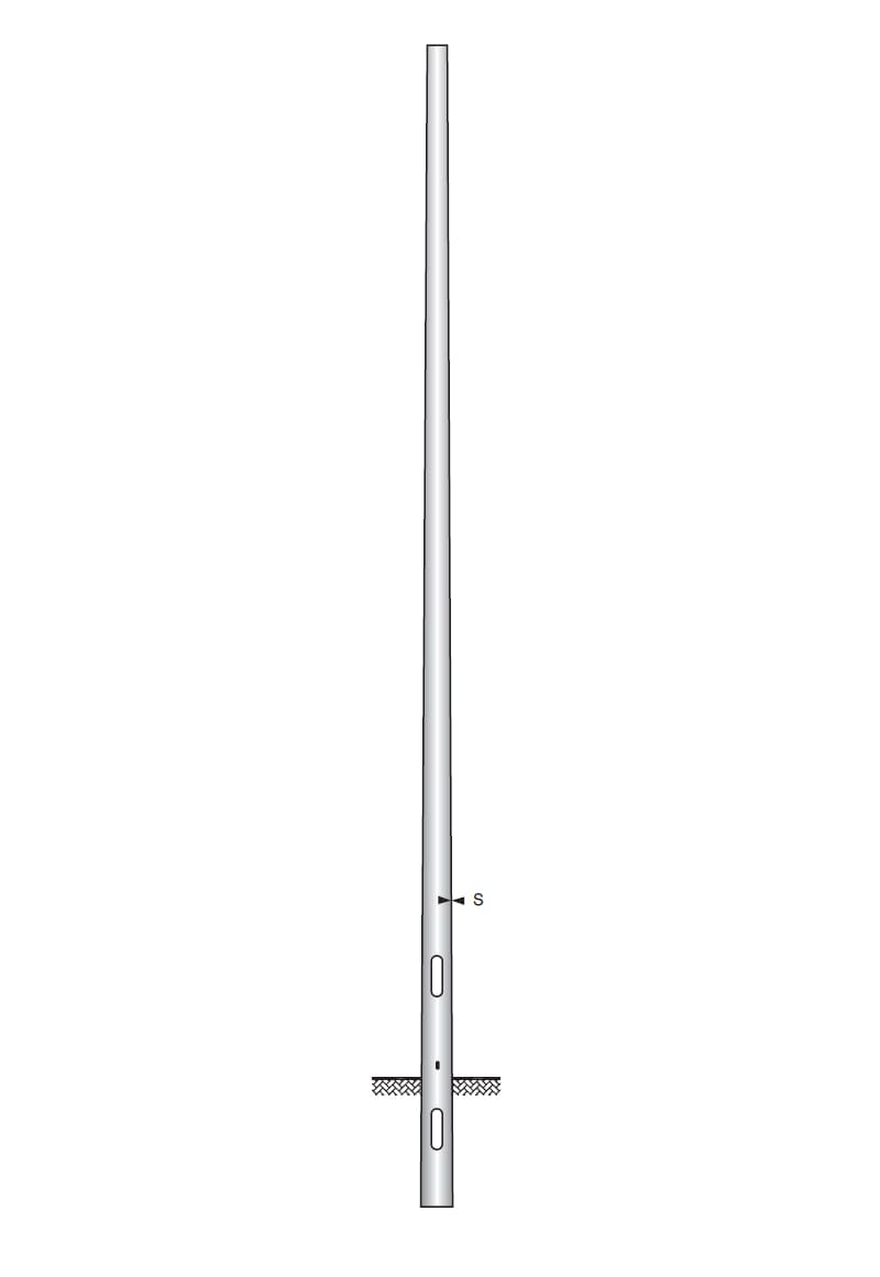 SEM - SEM41130 PALO CONICO H.TOT. 1130 CM. D 173/60X3