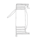 SEM - SEM4301/M4 MORSETTIERA X PORTELLE SERIE 4301/FP E F