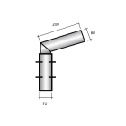 SEM - SEM4311 TESTA PALO 1 BRACCIO ZINCATA