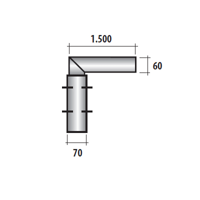 SEM - SEM4315/15 TESTA PALO SINGOLO X PALI DM. 60