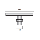 SEM - SEM4323/V TRAVERSA 50 CM PER PALI CONICI VRC